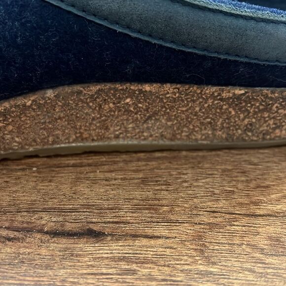 Haflinger Navy and Teal Slippers - Picture 5 of 7